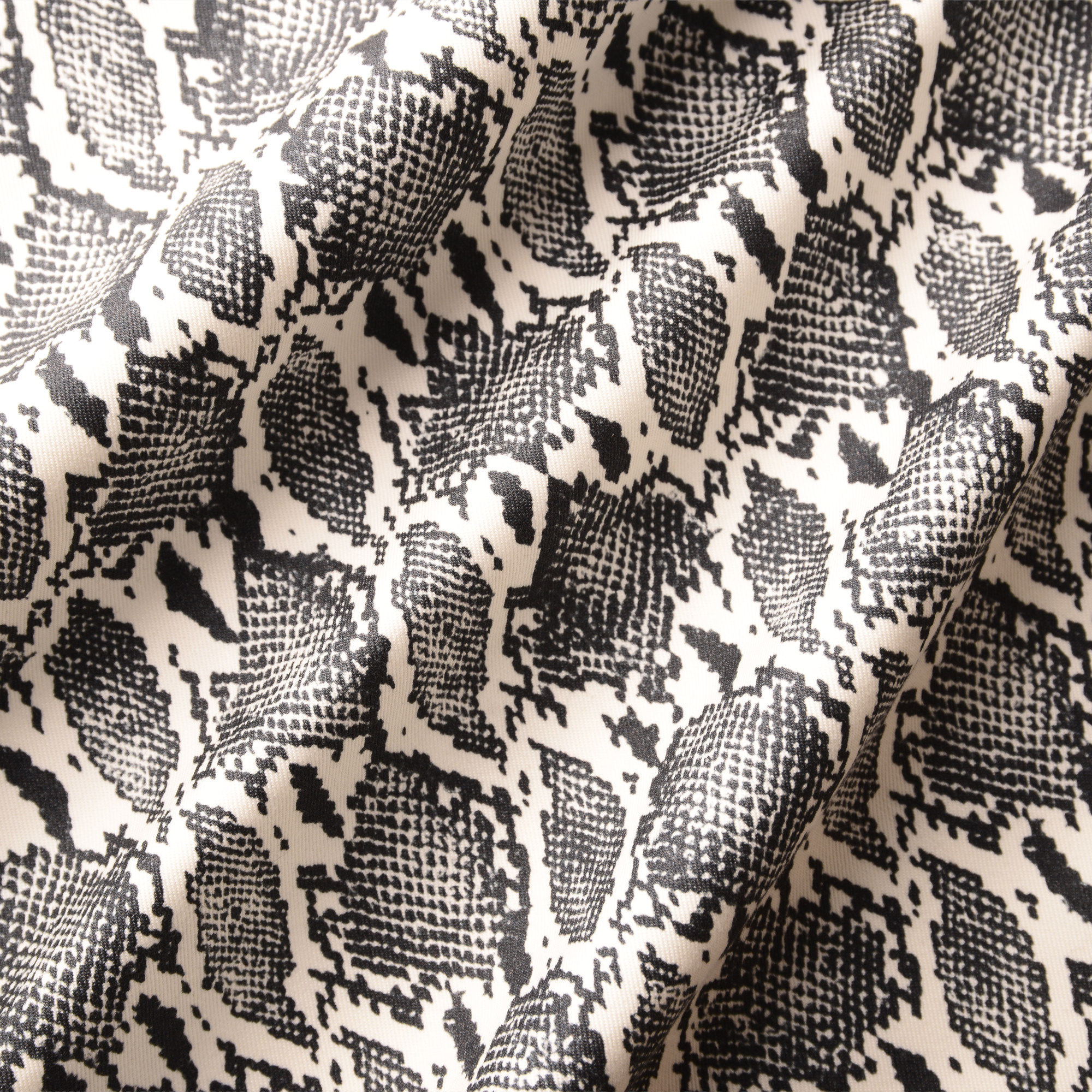 Schlangenprint - Baumwollstretch Schlangenprint - Baumwollstretch