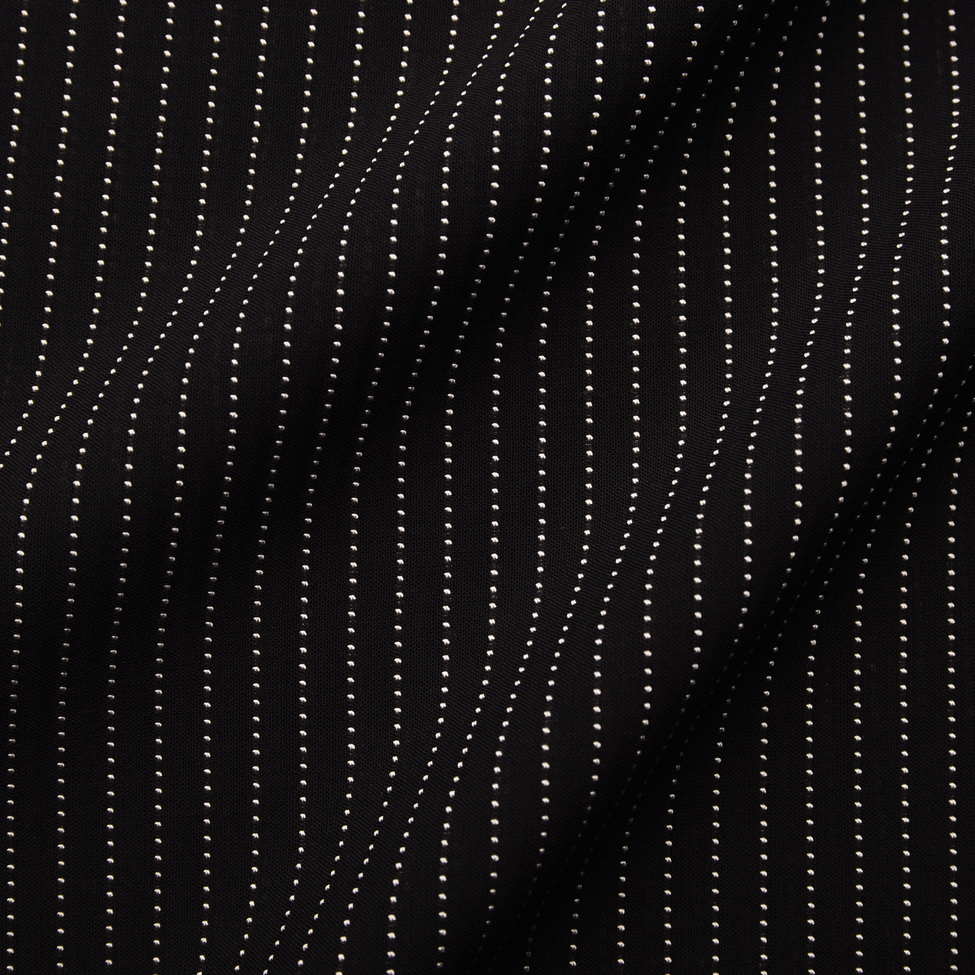 Dots in stripes - Schurwoll-Mix